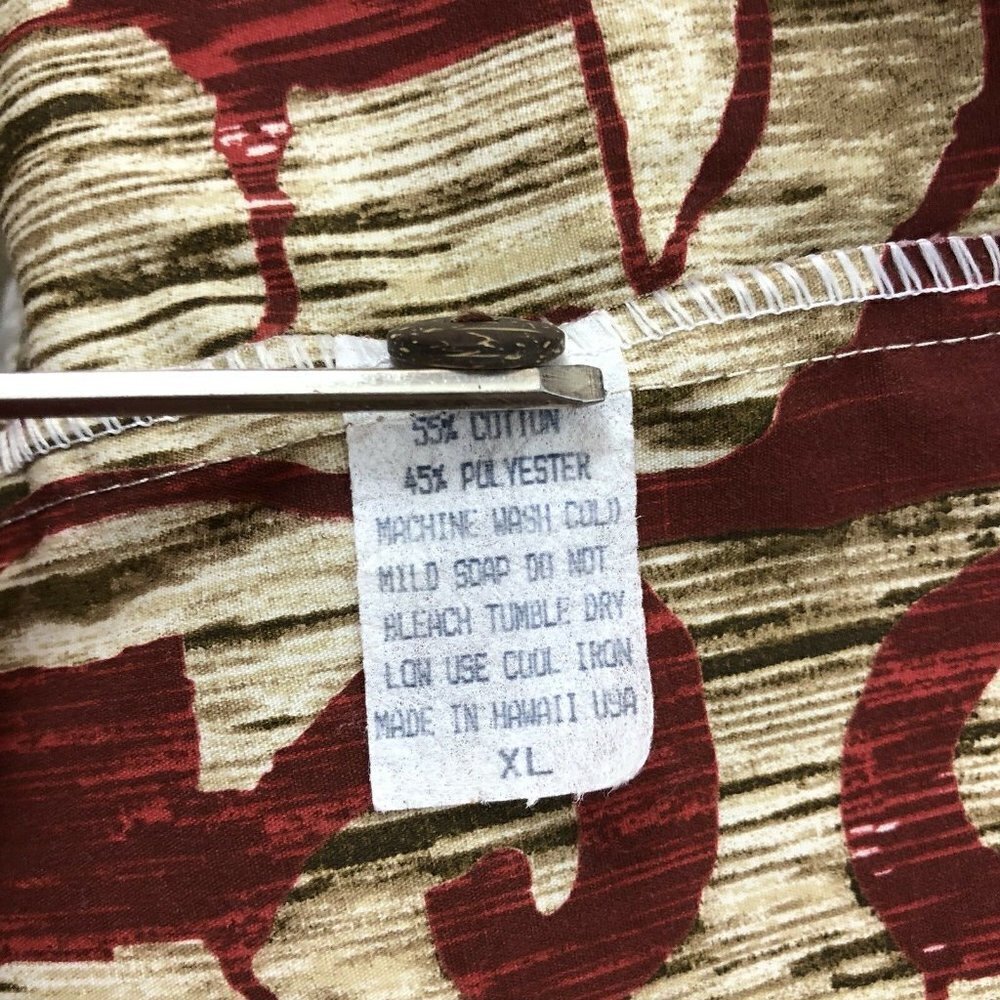 Hilo Hattie Hawaiian Shirt XL Reverse Print - Picture 6 of 12
